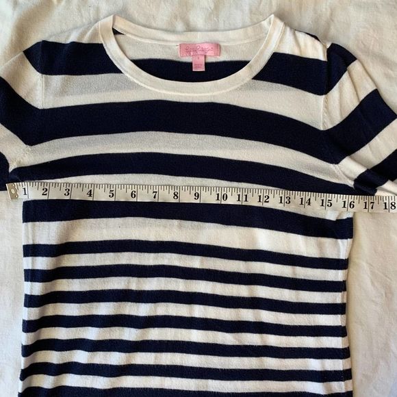 Lilly Pulitzer Striped Long Sleeve Shirt Size Small - Picture 11 of 12